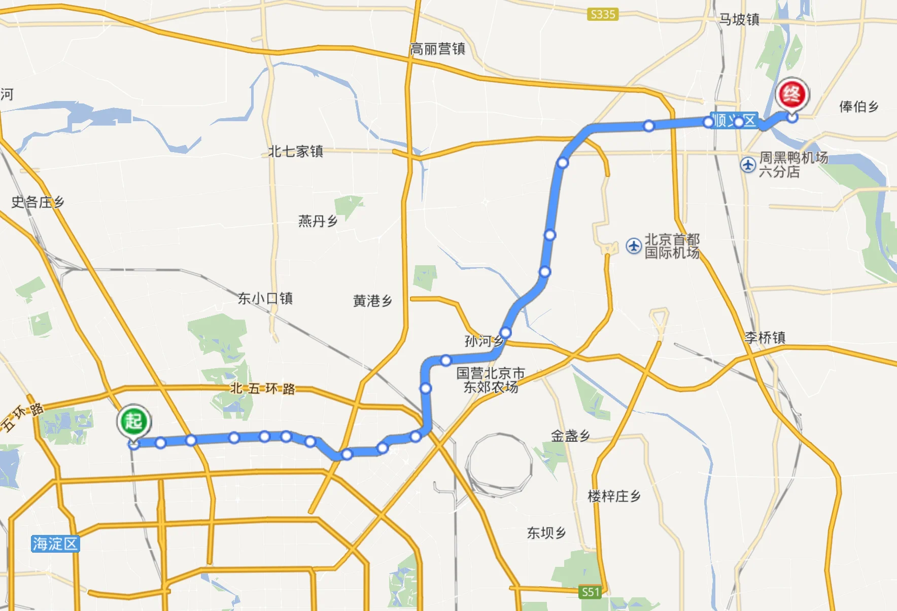 顺义有地铁吗几线（顺义到平安里地铁站）