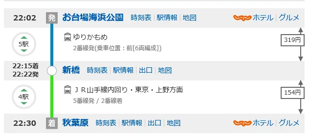 要去日本旅游关于东京地铁求问(台场到銀座地铁线)2