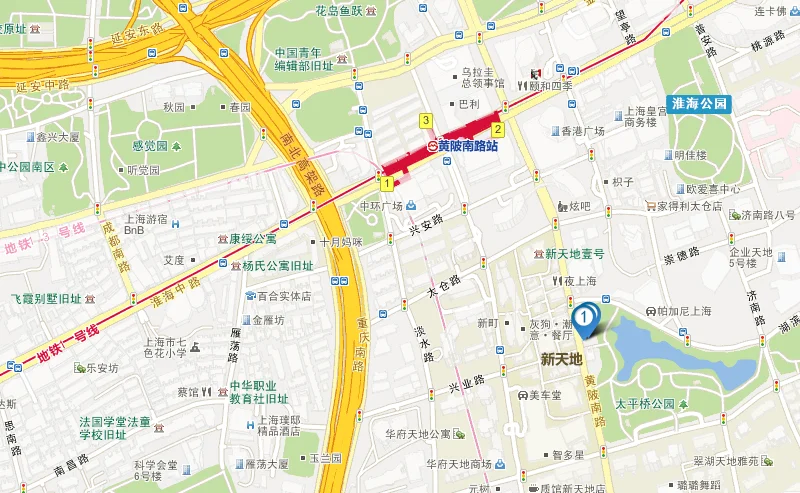 坐地铁吃遍上海一号线美食地图你吃过几个站（上海地铁站黄陂南路美食）