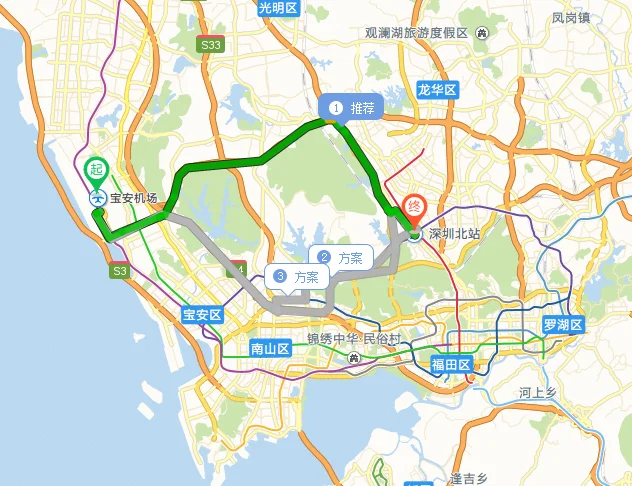 深圳机场地铁到动车北站（深圳机场有没地铁去高铁站）2