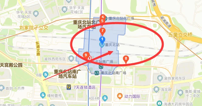 重庆有几个火车站哪个是高铁站（重庆龙头寺高铁站）2