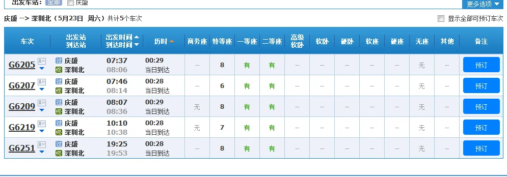 深圳北到广州南的高铁途经庆盛站吗(高铁庆盛站)2