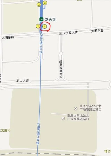 重庆环线有哪些站(重庆地铁罗家坝站出口)2