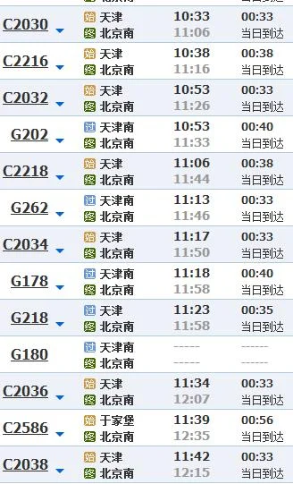 从天津去北京怎么坐高铁（天津到北京南高铁）3