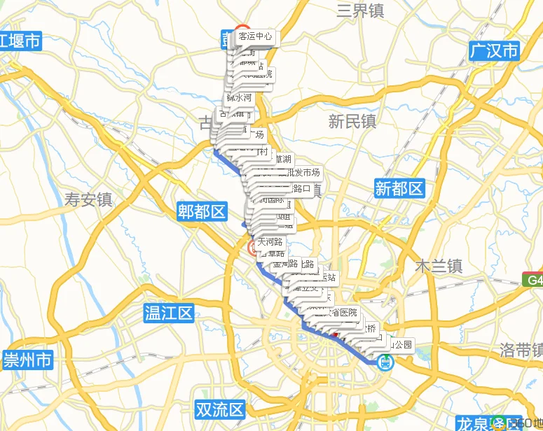 成都金花站地铁到东站时间（地铁金周路到成都东站汽车站）