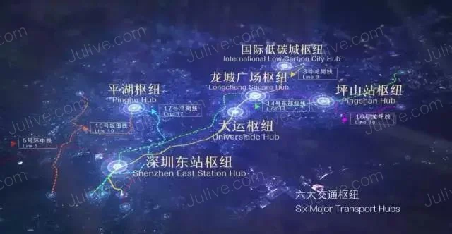 深圳地铁有几条线经过布吉吗(龙岗规划几条地铁线路)