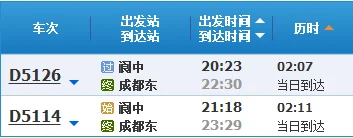阆中到成都高铁要经过哪些站点（阆中到成都地铁站要记点倒）5