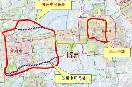 昆山未来地铁规划图（昆山铁路网）3