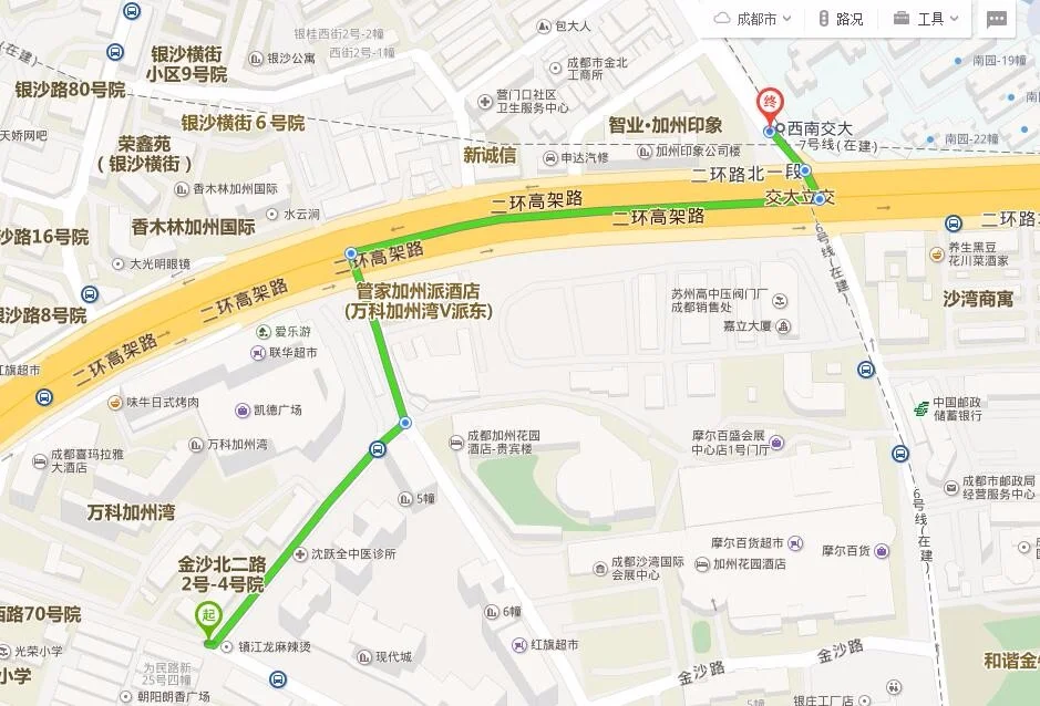 成都坐地铁4号线能到金沙遗址吗（成都金沙做儿路地铁）