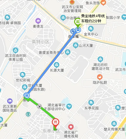 武汉市武昌区岳家嘴地铁站属于什么街道呀（岳家嘴地铁站和东亭）4