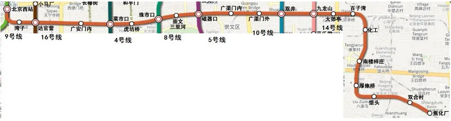北京七号线地铁线路图(北京化工路地铁站7号线线路图)