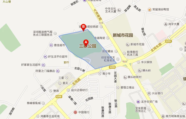 深圳地铁下水径有几个出站口（深圳地铁三联广场）