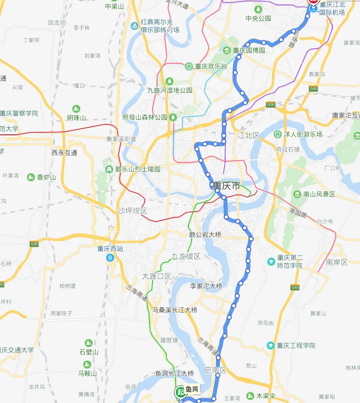 重庆北站坐地铁到重庆站是在那个地铁站下车(坐地铁到重庆北站北广场)5