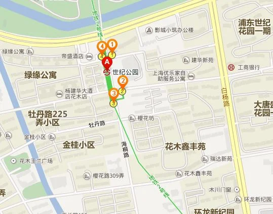 去上海世纪公园坐地铁几号线能到哪个出口近（地铁那个出口离世纪公园最近）
