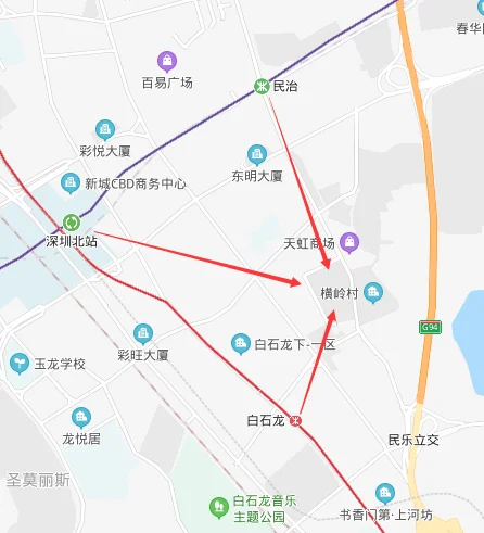 民治地铁站是不是深圳北站（龙华民治横岭有地铁线吗）