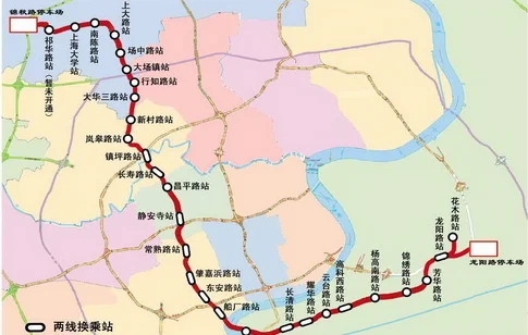 上海地铁7号线线路图（上海地铁7号线美兰湖站图片）