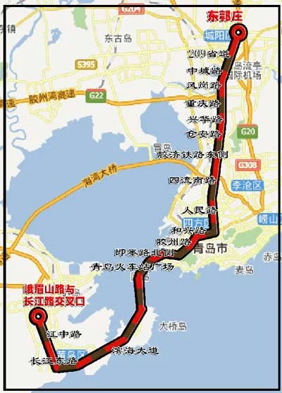 青岛市1号地铁途经哪些站点(青岛1号地铁线路图)4