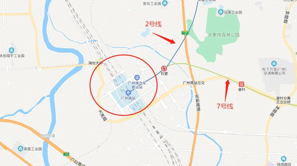 广州南站坐地铁坐哪条路线到人和（广州南在哪条地铁）3