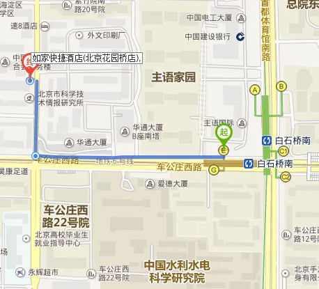 如家快捷酒店(北京花园桥店)(北京地铁4号线附近如家酒店酒店有3人房)