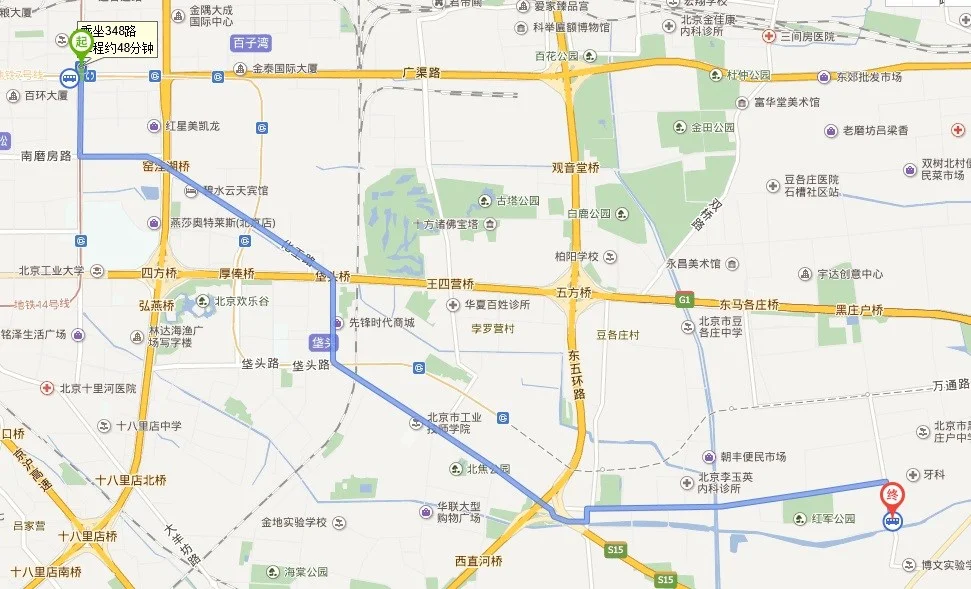 北京东站北出站口到九龙山地铁站怎么走（九龙山地铁站哪个出口）