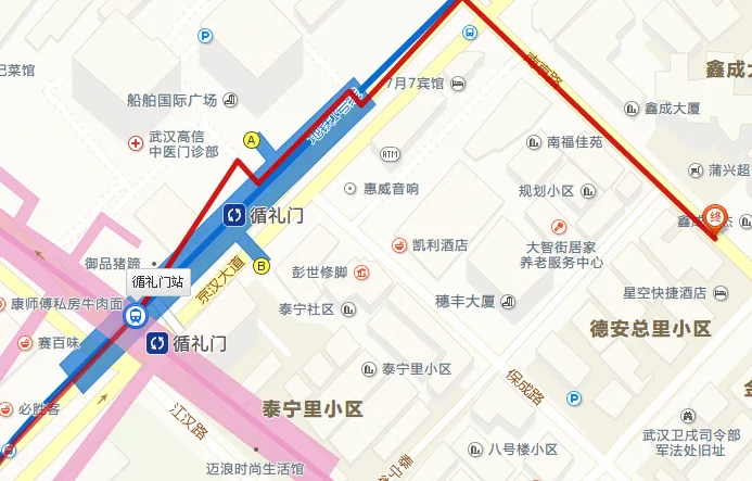 武汉王家湾地铁途经站点名称(武汉地铁王家湾到中南路)