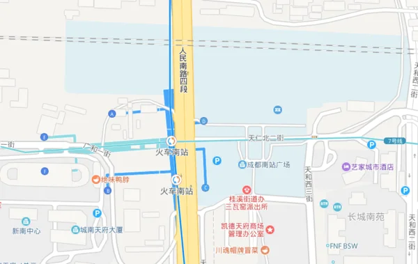 成都火车南站到地铁站怎么走（成都南站如何坐地铁）