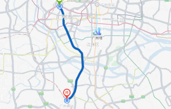 广州火车站到广州南站地铁乘几号线（五号线到广州南站地铁站）2