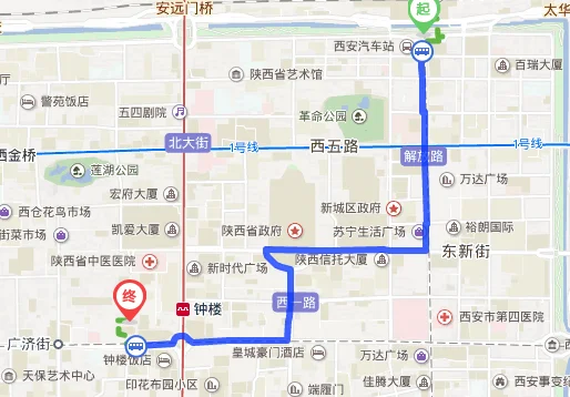 西安火车站到回民街地铁口怎么走（西安站到回民街地铁）