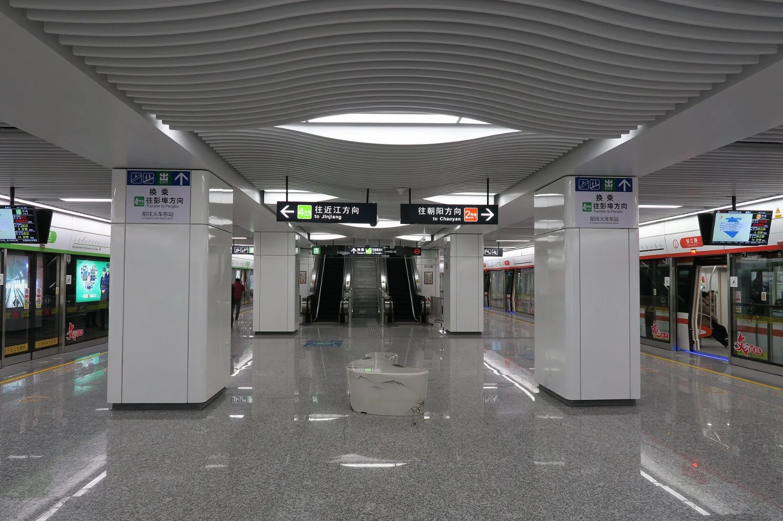 杭州地铁钱江站2号线与4号线怎样换乘（杭州4号地铁转2号地铁）2