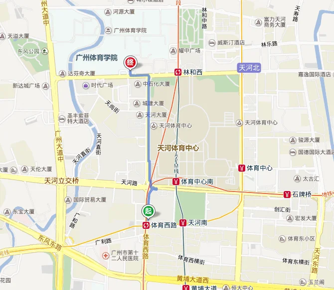 广州地铁体育西路出口分别可以到那里（体育西地铁站出口分布图）2