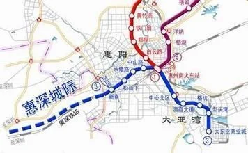 惠州已开通的轻轨有哪些(惠州轨道交通3号线路线)3