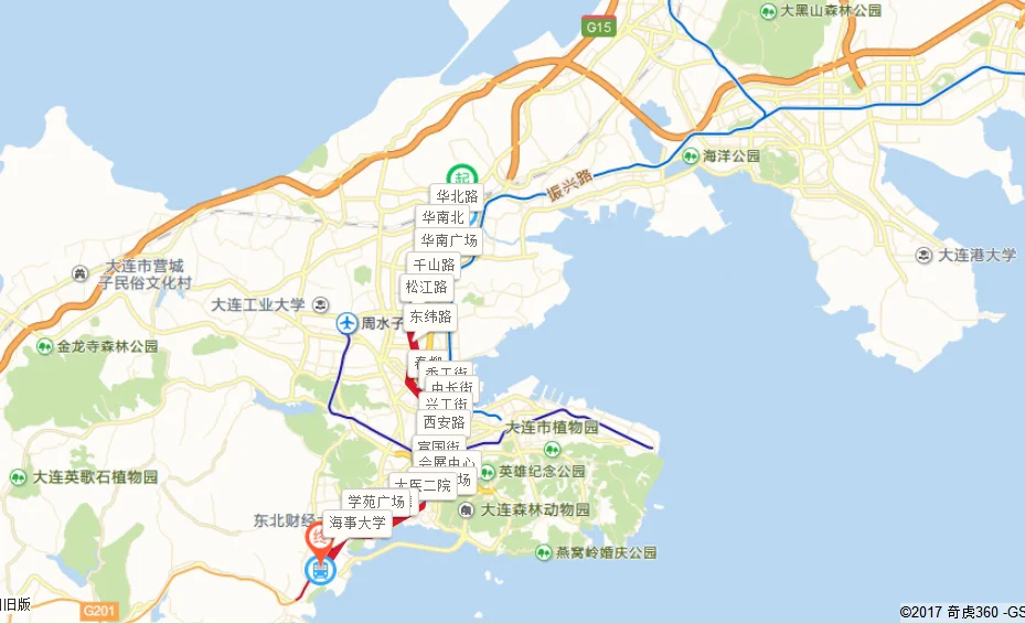 大连北站地铁1号线到七贤岭怎么走(大连地铁七贤岭站出口A)2