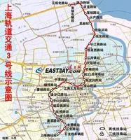 请问上海地铁3号线线路图及运营时间表是怎样的（上海地铁3线路线）2