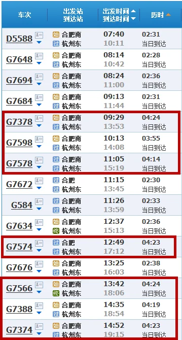 合肥南到杭州东的高铁为什么有的停运了（合肥杭州高铁）