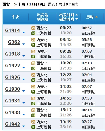 高铁西安北站到上海虹桥的路线图(上海虹桥到西安北高铁)3