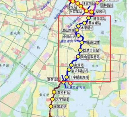 武汉地铁轨道交通八号线经过哪些地方（武汉地铁文昌路站换乘）3