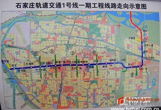 最新石家庄地铁规划图(正定新区地铁规划图)