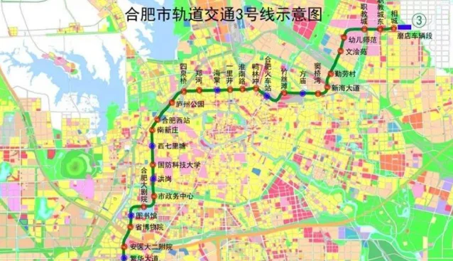 合肥地铁的线路概况（合肥轨道交通12号线）5