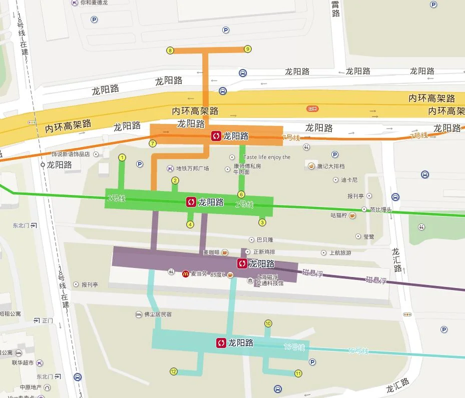 上海地铁2号线怎么换地铁16号线（上海地铁2号线换乘16线）