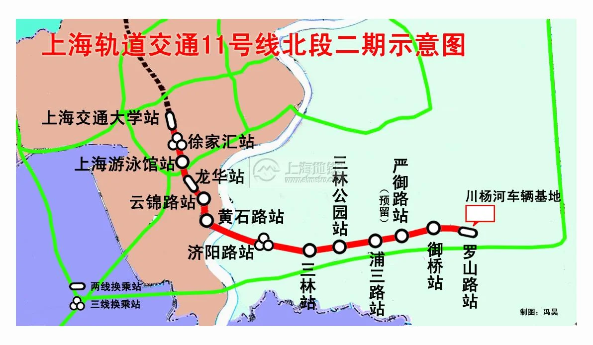 上海地铁11号线秀沿路站在秀沿路哪一段靠什么路呢(11号秀沿路地铁站周边规划)3