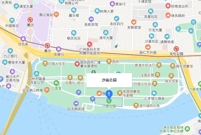 广州沙面怎么坐地铁去(沙面是几号线地铁出口)3
