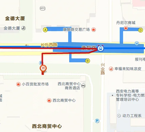 西安城北客运站地铁口到西北商贸怎么走（西安地铁几号线到西北商贸）