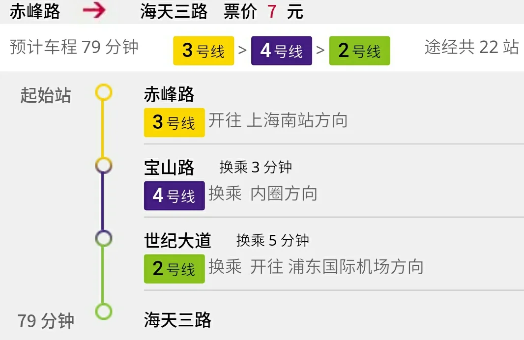 上海地铁2号线最早的一班是几点（地铁2号线海天三路多长时间）2