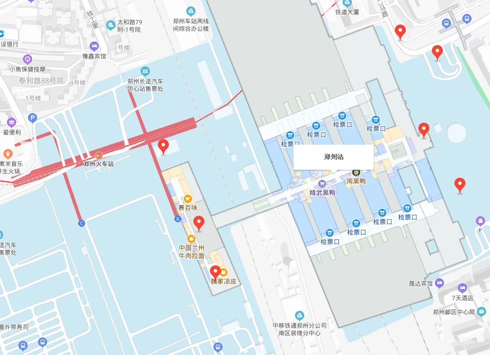 郑州火车站地铁口在哪（郑州火车站离地铁最近的一站是哪个）5