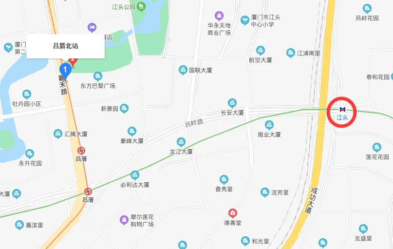 坐地铁到吕厝一般要多久到呀第一次坐厦门地铁有点小(吕厝地铁站几号出口)1