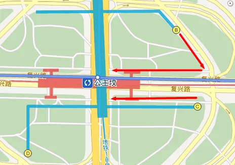 北京的公主坟具体在哪里出了地铁站怎么走（国海广场公主坟地铁哪个口）2