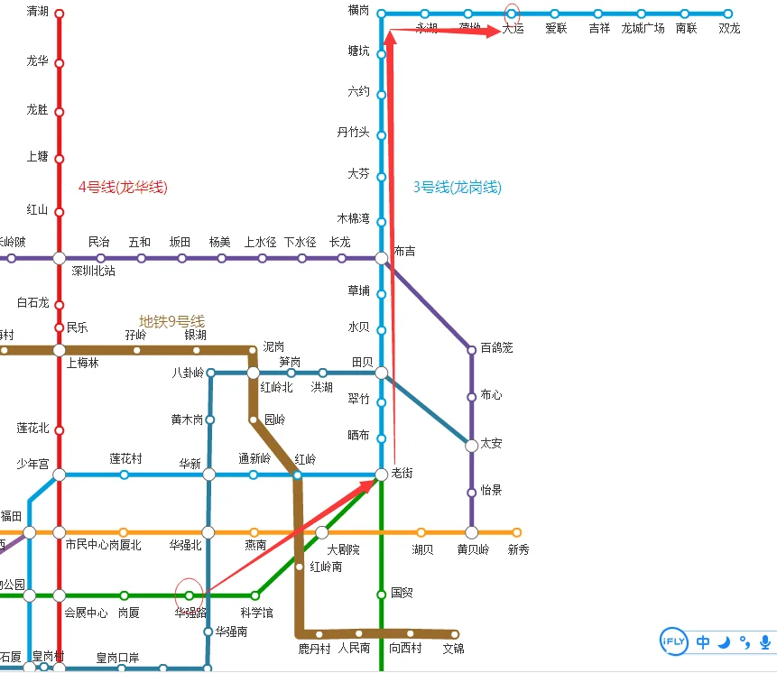 从大运地铁站坐地铁去世界之窗要经哪些站(老街到大运地铁站)2
