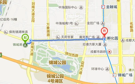 成都地铁5号线站点距七中高新校区最近哪个站（七中高新在锦城湖地铁出口）