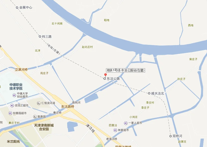 天津地铁1号线延长线的修建情况是什么样子的呢（天津地铁一号线东沽路站图片）2