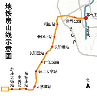 北京地铁线路图（北京阳房地铁线路图）2